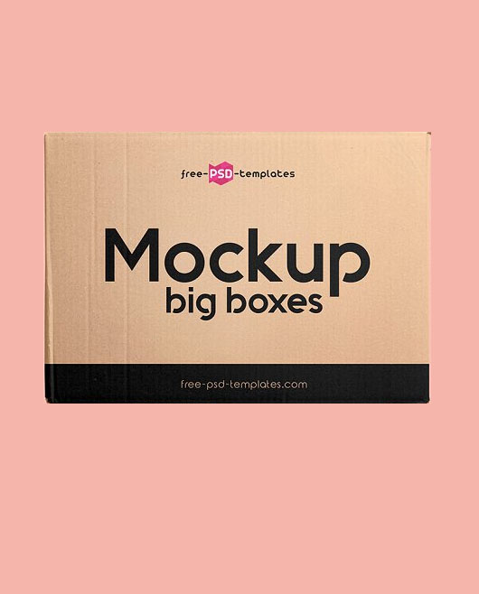 15 Big Boxes PSD Mockup Set - Mockupfree.co