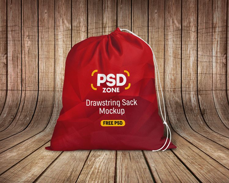 Download Drawstring Sack Mockup Free PSD | Download