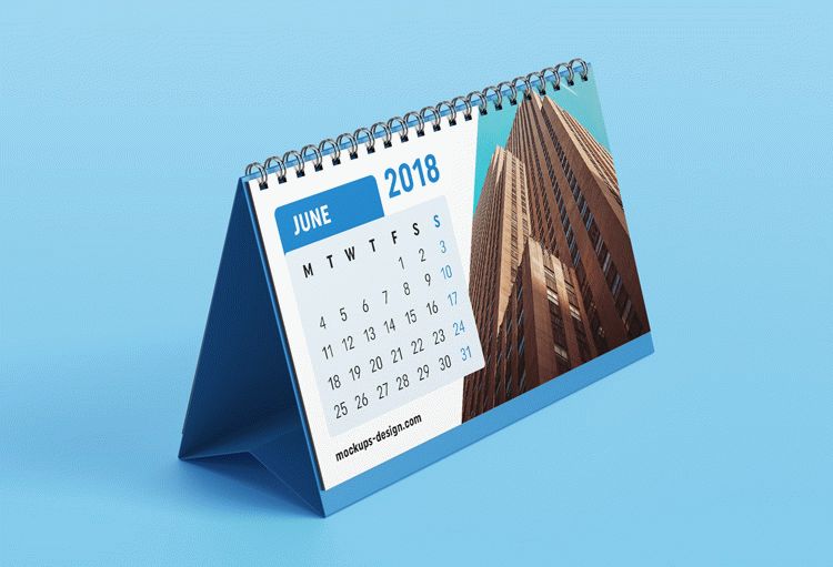 Download Free desk calendar mockup | Download