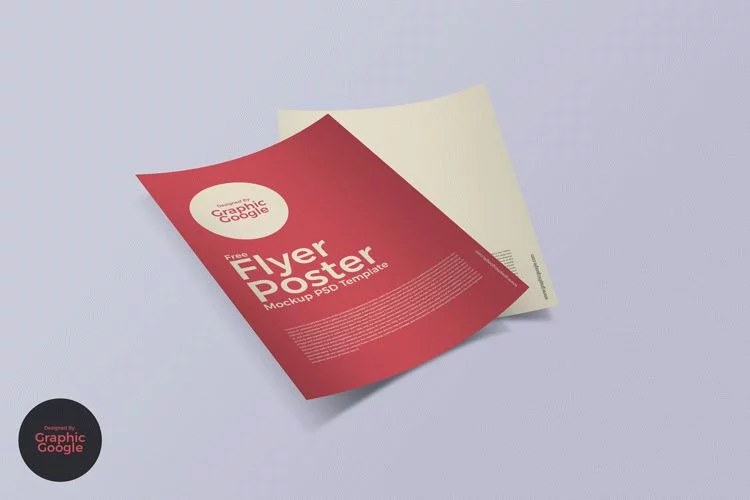 Free Flyer Poster Mockup PSD Template