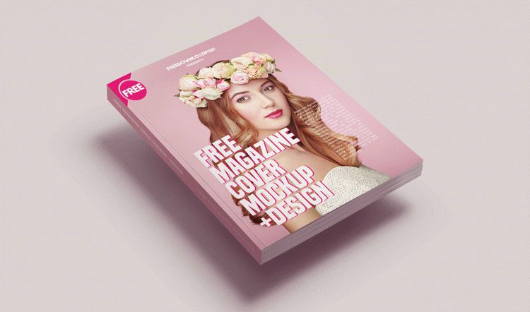 Download Free Magazine Cover Mockup +Design | Download