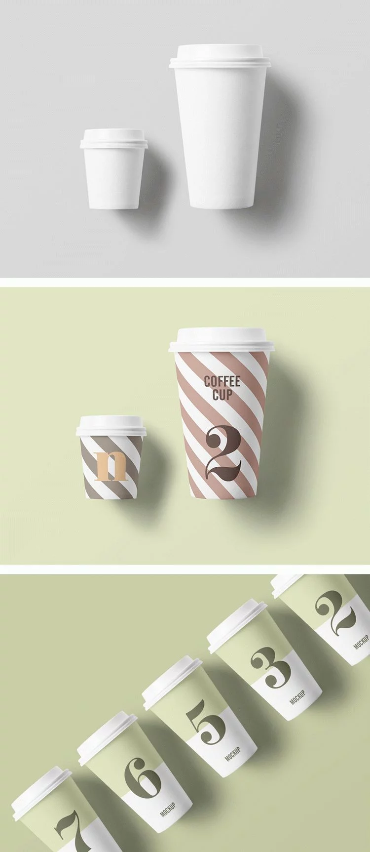 Free Paper Cup PSD Mockup