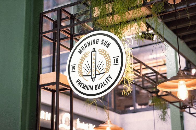 Free Shop Sign Mockup