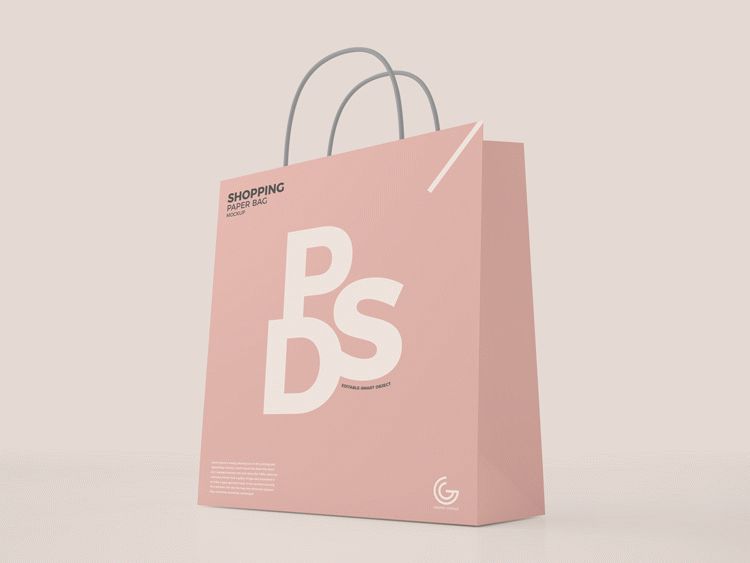 Download Free shopping Bag Mockup PSD | Download