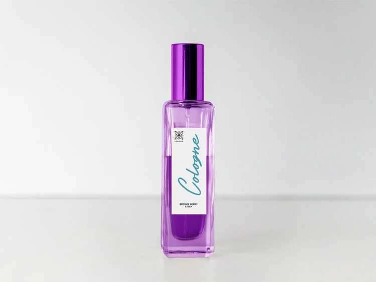 Free Slim Cologne / Perfume / Scent Bottle Mockup PSD