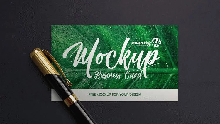 2 Free PSD Mockups for Business Card