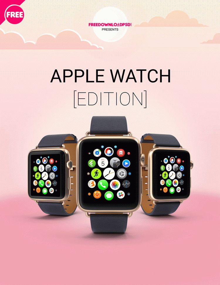 Apple Watch Edition Mockup