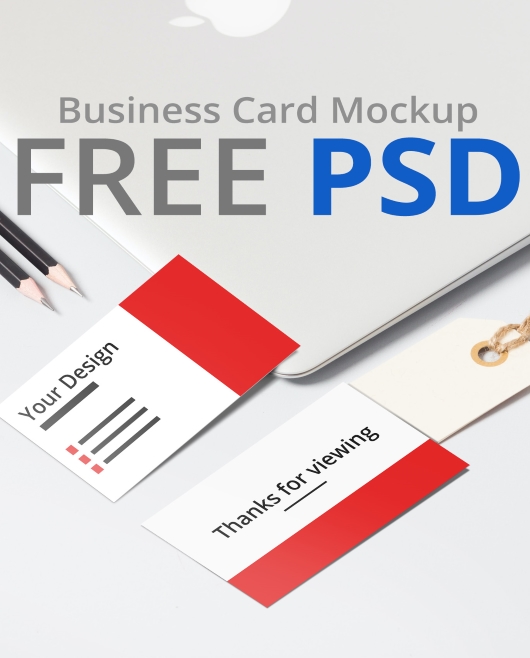 Free Business Card Mockup PSD Template