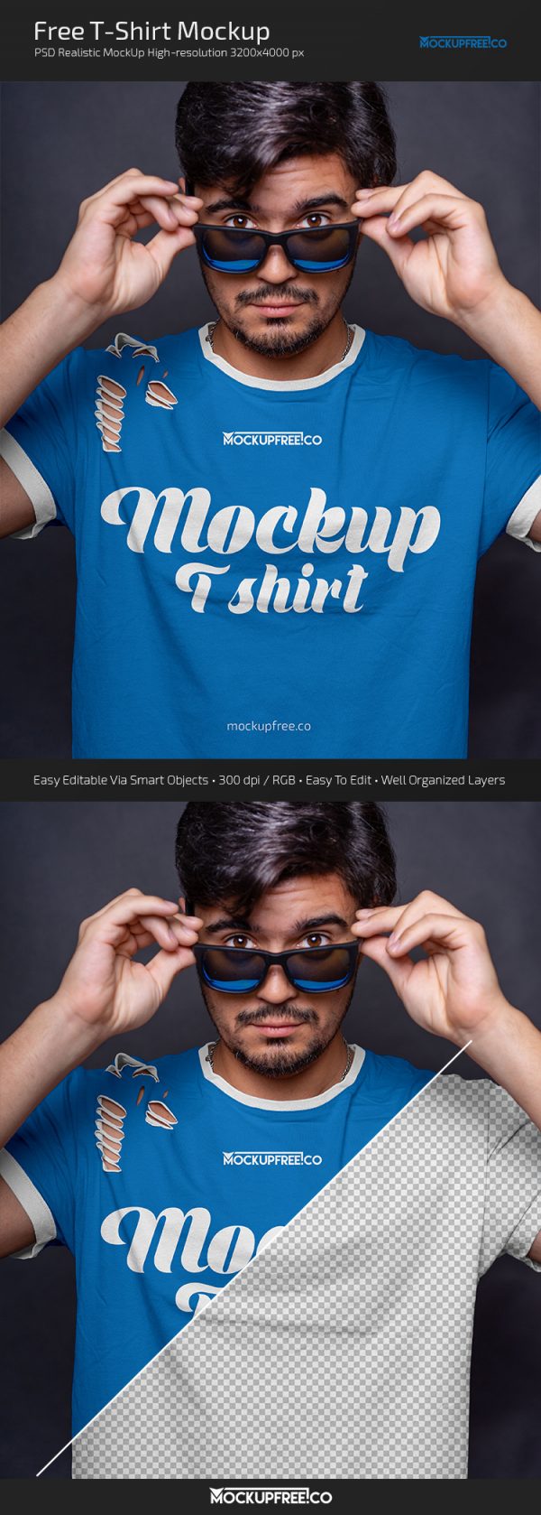 Download T-Shirt - Free PSD Mockup | Download