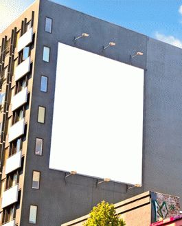 Download Free Building Wall Advertisement Billboard Mockup | Download