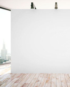 Free Indoor Advertisement Backdrop Banner Mockup PSD | Download