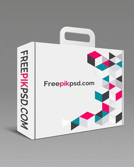 Free Briefcase Mockup Psd