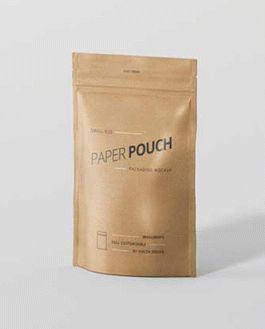 Free Mini Pouch Bag Mockup PSD Template