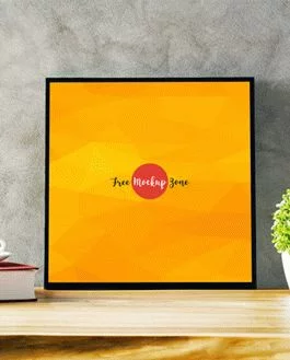Free Photo Frame PSD Mockup