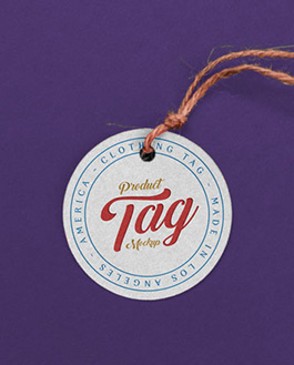 Download Tag Circle Mockup Free - Gift tag mockup - styled stock ...