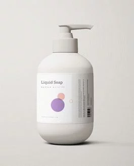 Free Liquid Soap PSD Mockup