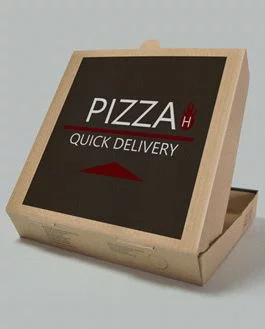 Pizza Box PSD Mockup