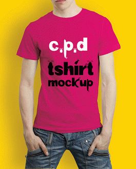 T-Shirt Free PSD Mockup