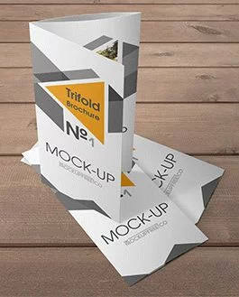 Trifold Brochure – 10 Free PSD Mockups