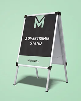 Advertising Stand – 2 Free PSD Mockups