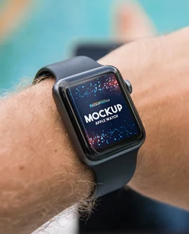 Apple Watch V03 – Free PSD Mockup
