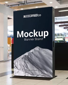 Banner Stand – Free PSD Mockup