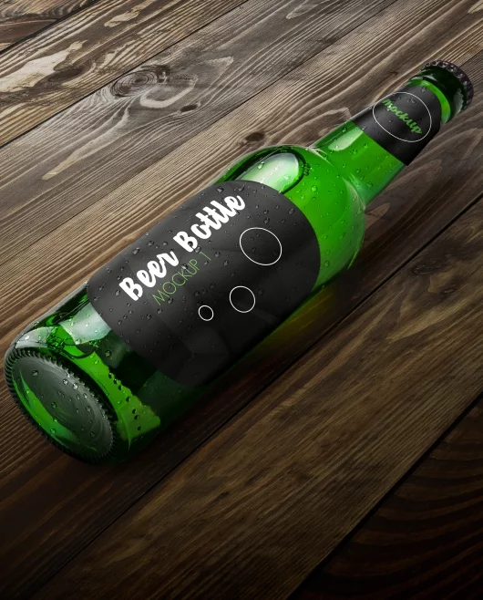 Beer Bottle – Free PSD Mockup