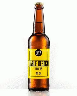 Beer Label PSD Mockup