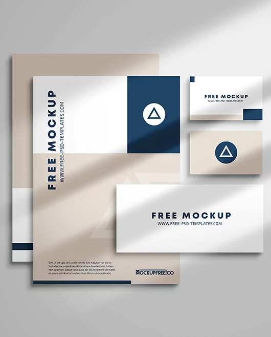 Branding Identity – 2 Free PSD Mockups