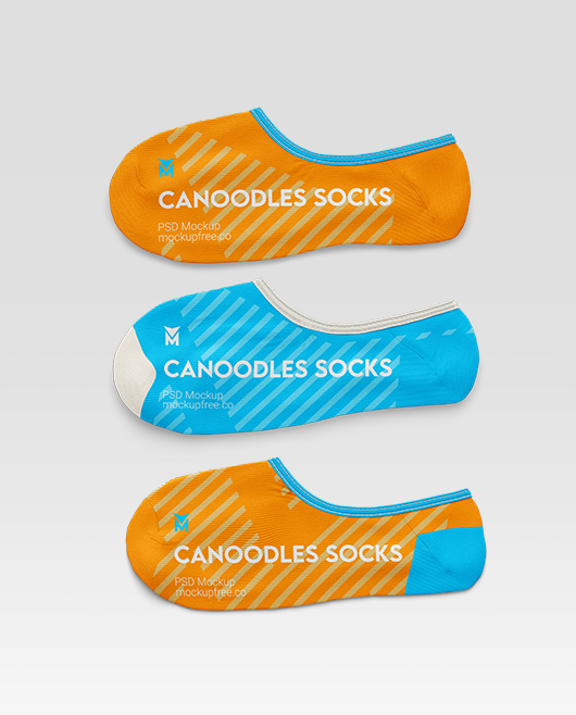 Canoodles Socks Mockup Pack for Photoshop (PSD)