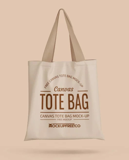 Canvas Tote Bag – 3 Free PSD Mockups