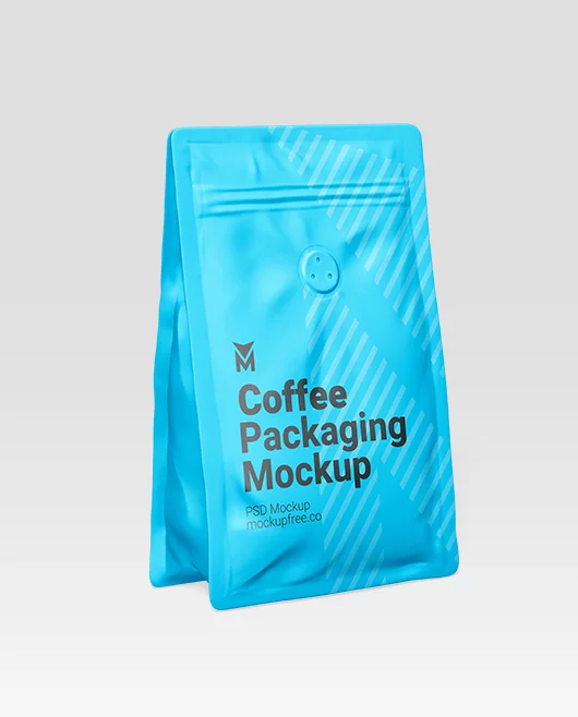 Coffee Packaging PSD Mockup