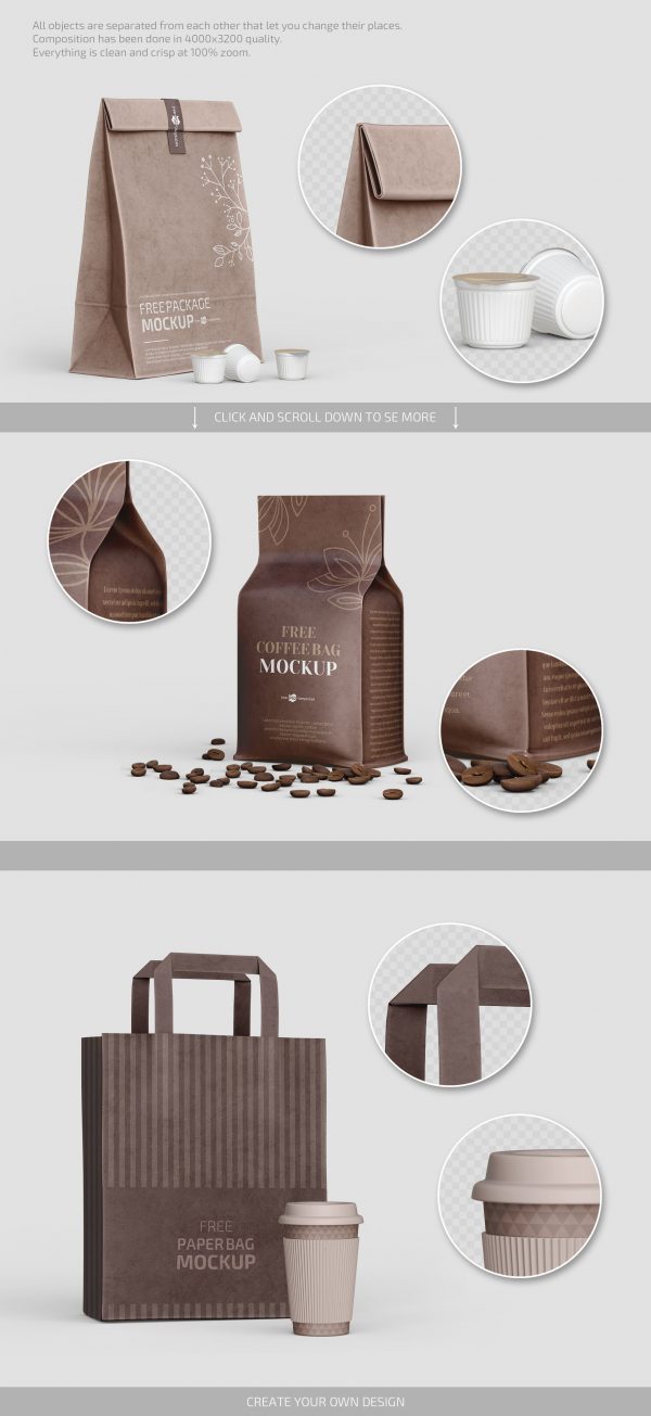 Download Coffee Mockup Scene Creator | Download