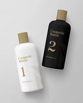 Cosmetic Bottle V02 – 2 Free PSD Mockups
