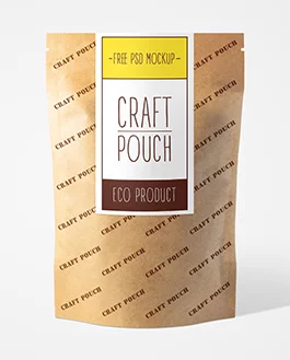 Craft Pouch – Free PSD Mockup