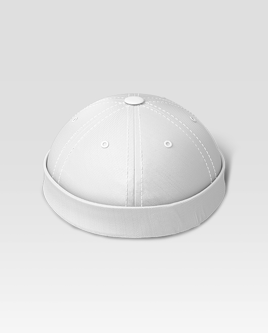 Docker Cap Pattern Printable Docker Hat PSD Mockup Template Set for Photoshop