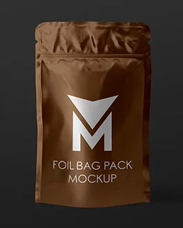 Foil Bag Pack – Free PSD Mockup