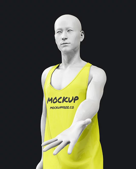 Free 3D Mannequin PSD Mockup