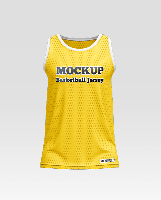 Free Basketball Jersey Mockup PSD Mockupfree.co