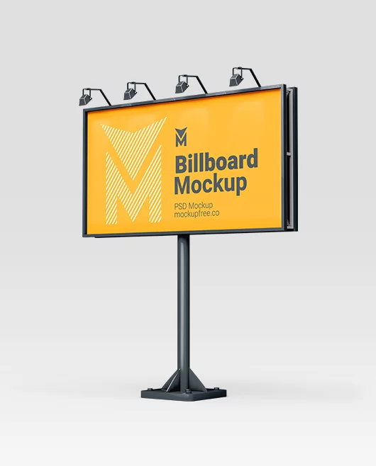 Free Billboard Mockup Download PSD