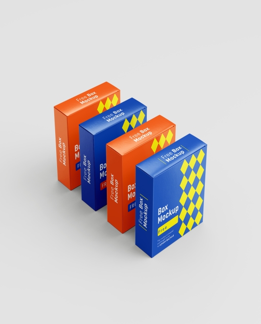 Free Box Mockup PSD Template - Mockupfree.co