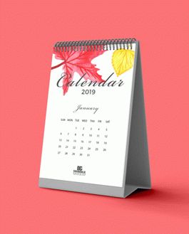 Free Calendar PSD Mockup - Mockupfree.co