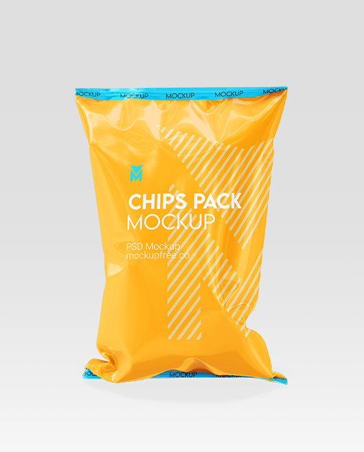 chips pack mockup free