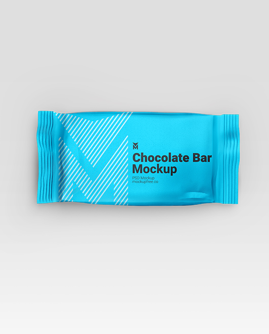 Free Chocolate Bar PSD Mockup - Mockupfree.co