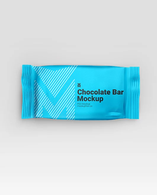 Free Chocolate Bar PSD Mockup