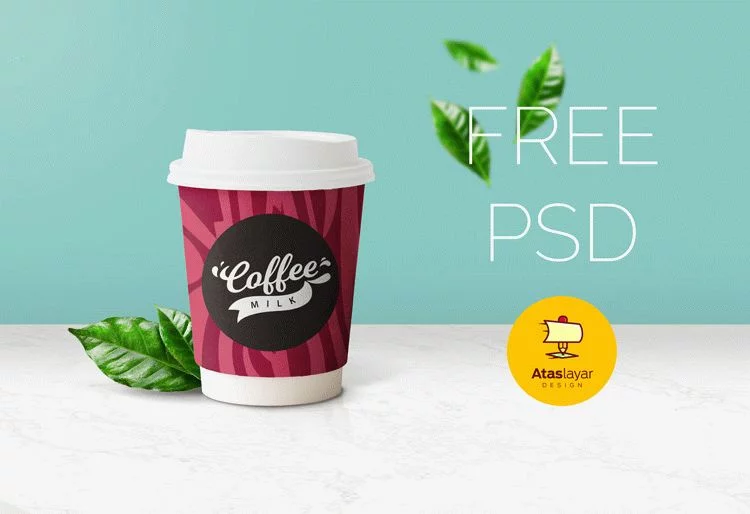 FREE COFFEE CUP MOCK UP