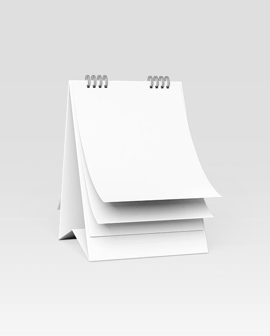 Free Double Desk Calendar Mockup Pack in PSD for Photoshop