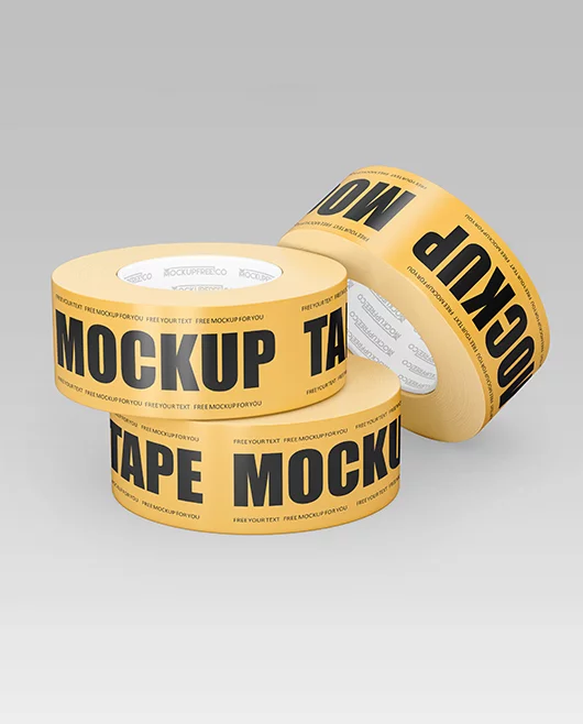 Free Duct Tape Mockup in PSD