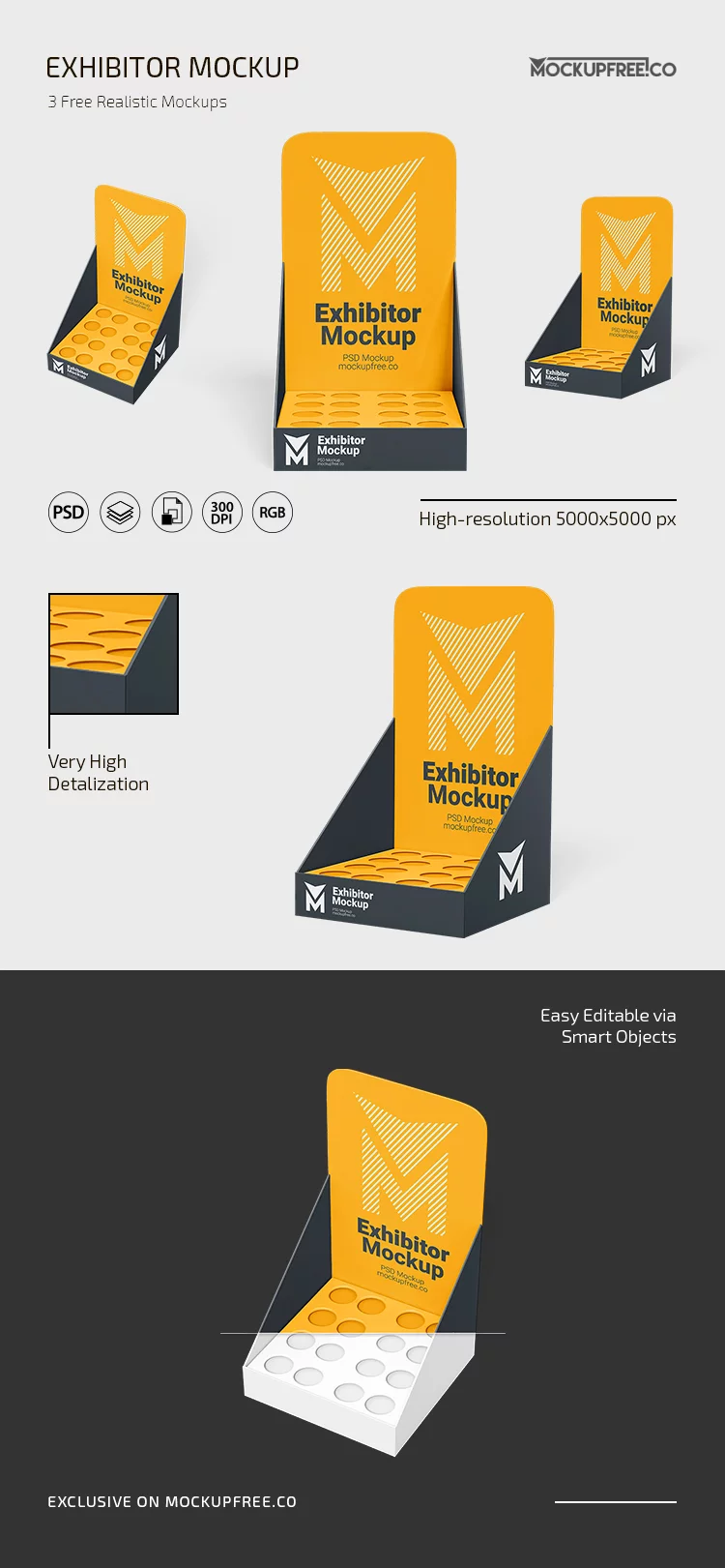 Free Exhibitor PSD Mockup Set