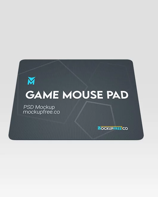 Free Game Mouse Pad PSD Mockup